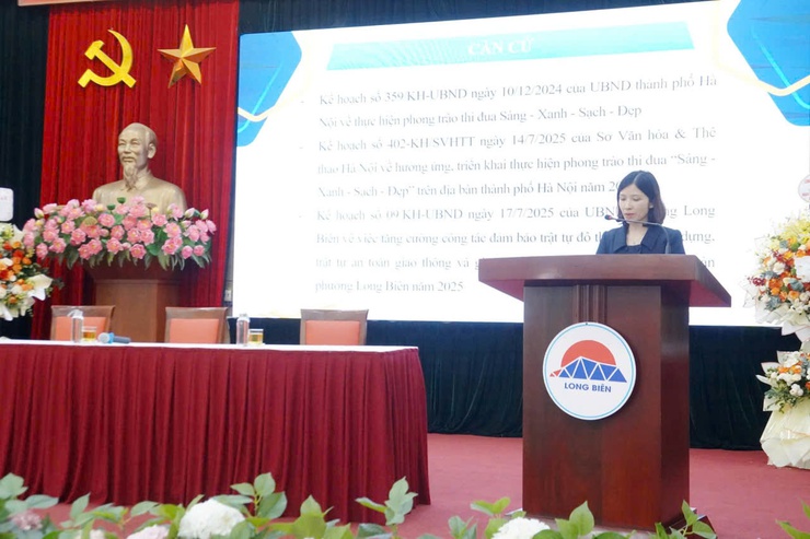 Các tổ dân phố trên địa bàn phường Long Biên tích cực tham gia Cuộc thi “Long Biên Sáng - Xanh - Sạch - Đẹp” năm 2025- Ảnh 2.