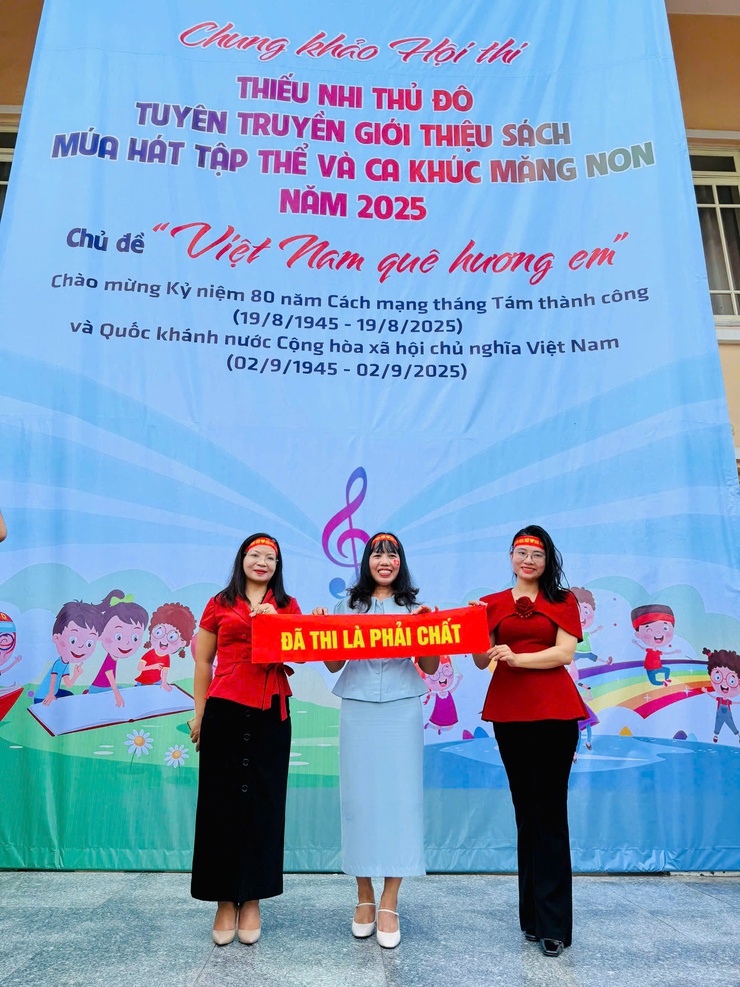 XÃ HỒNG VÂN GIÀNH GIẢI BA TOÀN THÀNH PHỐ TẠI HỘI THI THIẾU NHI THỦ ĐÔ 2025.  TỪ MỘT THÀNH TÍCH ĐẾN HÀNH TRÌNH XÂY DỰNG CON NGƯỜI VIỆT NAM MỚI- Ảnh 7.