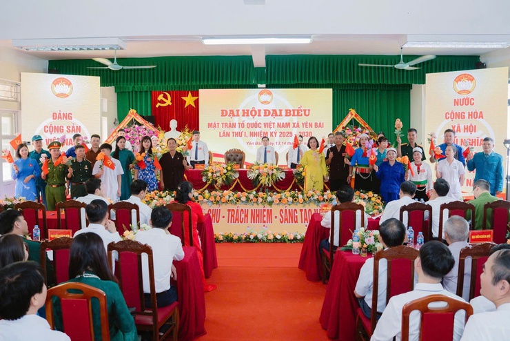 CHÚC MỪNG THÀNH CÔNG ĐẠI HỘI ĐẠI BIỂU MẶT TRẬN TỔ QUỐC VIỆT NAM XÃ YÊN BÀI LẦN THỨ NHẤT, NHIỆM KỲ 2025 – 2030- Ảnh 13.