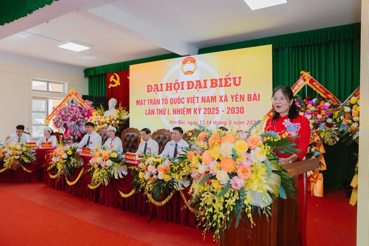 CHÚC MỪNG THÀNH CÔNG ĐẠI HỘI ĐẠI BIỂU MẶT TRẬN TỔ QUỐC VIỆT NAM XÃ YÊN BÀI LẦN THỨ NHẤT, NHIỆM KỲ 2025 – 2030- Ảnh 14.