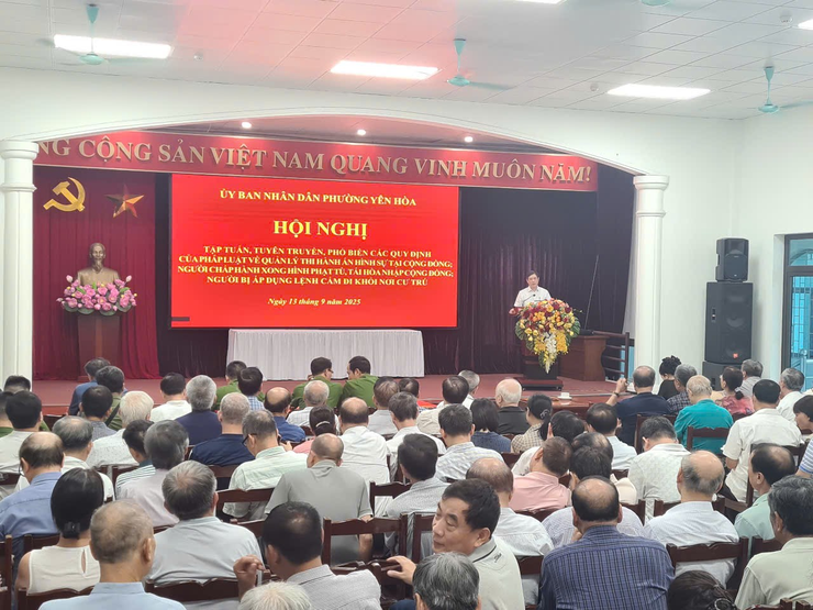 Tập huấn, tuyên truyền, phổ biến các quy định của pháp luật về quản lý thi hành án hình sự tại cộng đồng; người chấp hành xong hình phạt tù, tái hòa nhập cộng đồng; người bị áp dụng Lệnh cấm đi khỏi nơi cư trú- Ảnh 1.