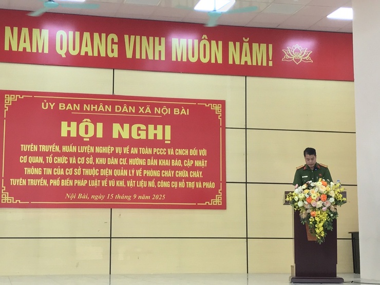 Công an xã Nội Bài tuyên truyền tập huấn phòng cháy chữa cháy- Ảnh 4.
