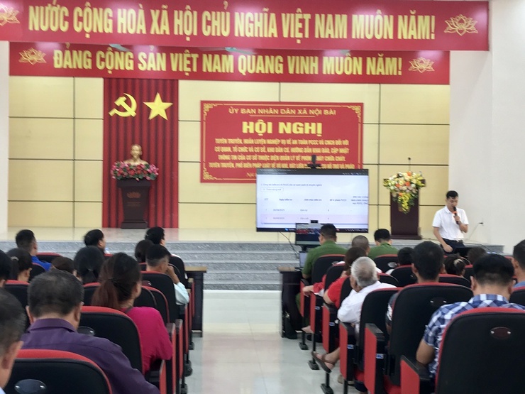 Công an xã Nội Bài tuyên truyền tập huấn phòng cháy chữa cháy- Ảnh 5.