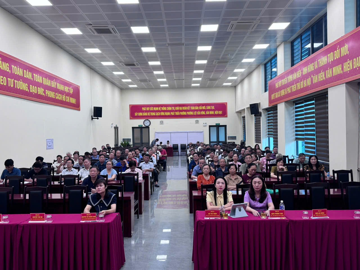 Đảng ủy phường Phương Liệt tham gia Hội nghị quán triệt, triển khai 04 Nghị quyết của Bộ Chính trị - Ảnh 2.