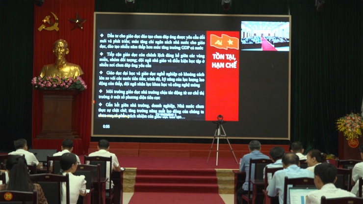 Xã Thanh Oai tham gia Hội nghị trực tuyến toàn quốc quán triệt và triển khai thực hiện các Nghị quyết quan trọng của Bộ Chính trị- Ảnh 2.