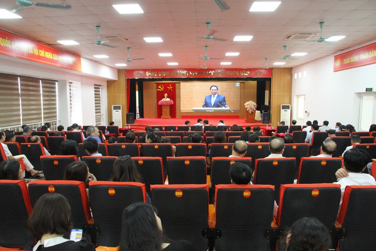 Sáng 16-9, diễn ra hội nghị toàn quốc quán triệt 4 nghị quyết của Bộ Chính trị- Ảnh 5.