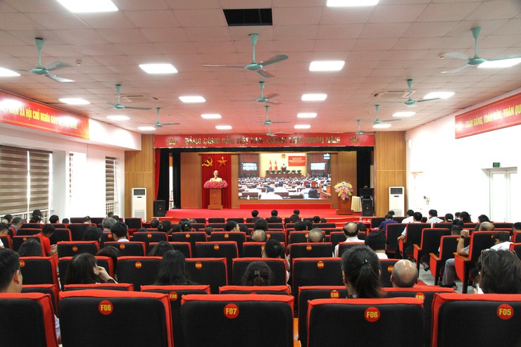 Sáng 16-9, diễn ra hội nghị toàn quốc quán triệt 4 nghị quyết của Bộ Chính trị- Ảnh 7.