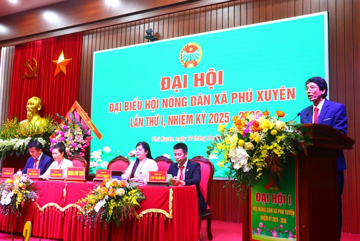 Đại hội đại biểu Hội Nông dân xã Phú Xuyên lần thứ I, nhiệm kỳ 2025 - 2030 thành công tốt đẹp- Ảnh 3.