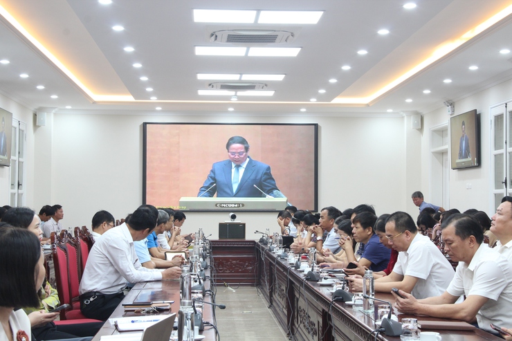 Đảng bộ xã Thạch Thất kết nối Hội nghị toàn quốc quán triệt 4 Nghị quyết của Bộ Chính trị- Ảnh 3.
