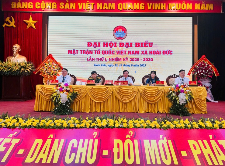Đại hội đại biểu MTTQ Việt Nam xã Hoài Đức lần thứ I, nhiệm kỳ 2025 – 2030 thành công tốt đẹp- Ảnh 7.