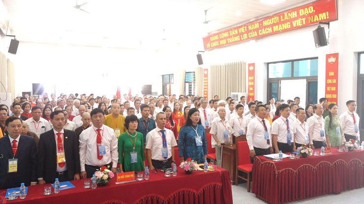 167 đại biểu dự Đại hội Mặt trận Tổ quốc xã Bình Minh lần thứ I nhiệm kỳ 2025- 2030- Ảnh 1.
