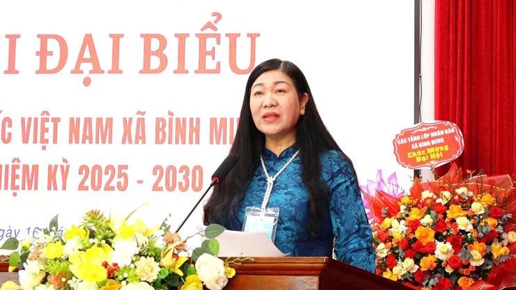 167 đại biểu dự Đại hội Mặt trận Tổ quốc xã Bình Minh lần thứ I nhiệm kỳ 2025- 2030- Ảnh 10.