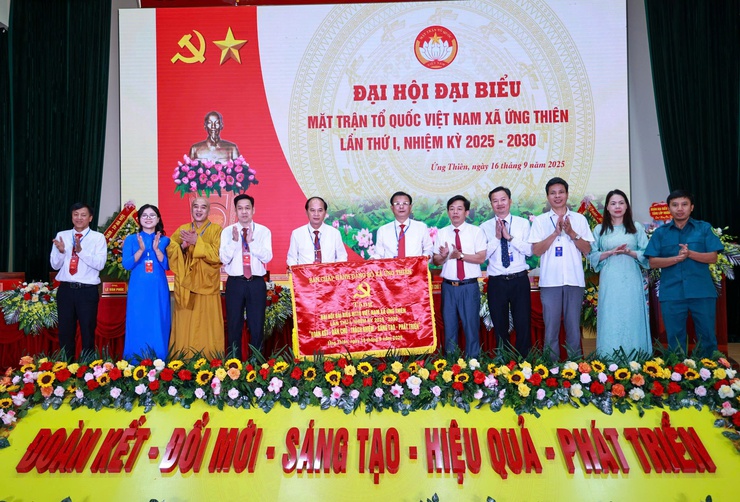 Uỷ ban Mặt trận Tổ quốc Việt Nam xã Ứng Thiên tổ chức Đại hội đại biểu lần thứ I, nhiệm kỳ 2025-2030- Ảnh 16.
