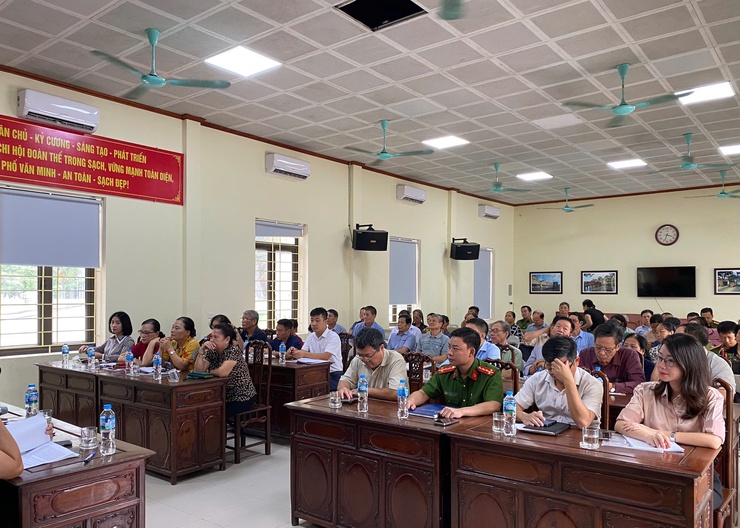UBND phường Hoàng Mai tổ chức Hội nghị làm việc với các Tổ dân phố- Ảnh 2.