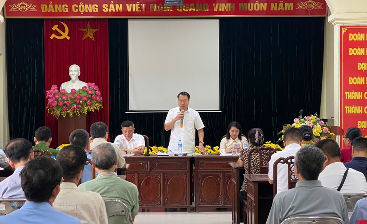UBND phường Hoàng Mai tổ chức Hội nghị làm việc với các Tổ dân phố- Ảnh 1.