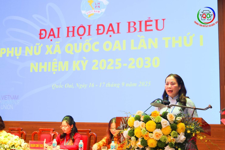 Hội LHPN xã Quốc Oai phát huy truyền thống đoàn kết, sáng tạo, xây dựng xã Quốc Oai giàu đẹp, văn minh, hiện đại trong thời kỳ mới- Ảnh 12.