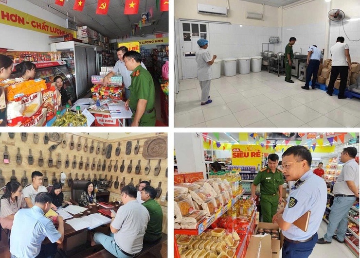 CÔNG AN XÃ HỒNG VÂN PHỐI HỢP CÁC ĐƠN VỊ CHỨC NĂNG TUYÊN TRUYỀN, KIỂM TRA CƠ SỞ SẢN XUẤT, KINH DOANH BÁNH TRUNG THU TRÊN ĐỊA BÀN - Ảnh 1.