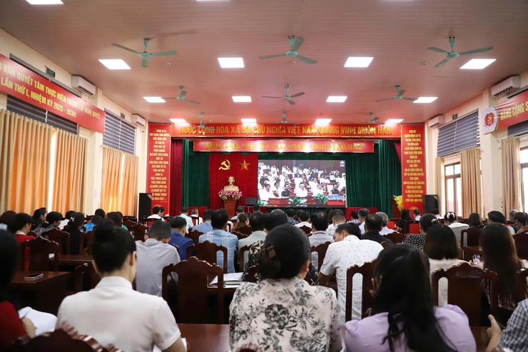 HỘI NGHỊ TOÀN QUỐC QUÁN TRIỆT, TRIỂN KHAI THỰC HIỆN 4 NGHỊ QUYẾT CỦA BỘ CHÍNH TRỊ- Ảnh 3.