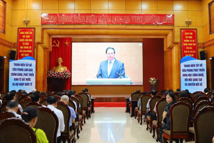 Tây Hồ: Tiếp sóng hội nghị quán triệt, triển khai thực hiện 4 Nghị quyết của Bộ Chính trị trên toàn quốc- Ảnh 1.