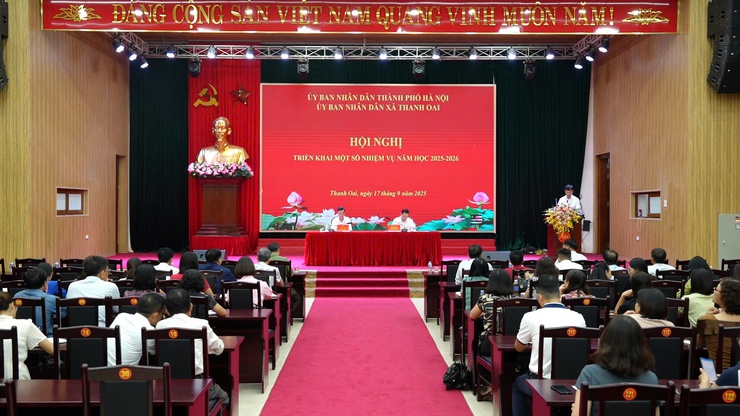 Thanh Oai triển khai một số nhiệm vụ năm học 2025-2026- Ảnh 1.