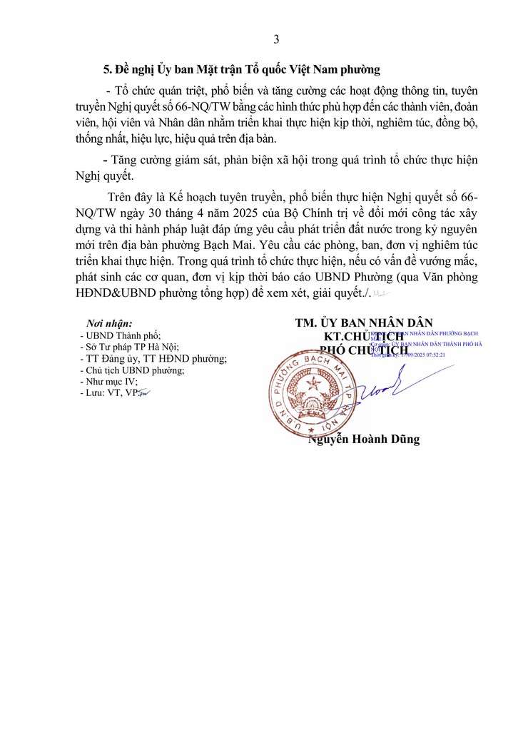 Kế hoạch số 76/KH-UBND ngày 17/9/2025 của UBND phường Bạch Mai- Ảnh 3.