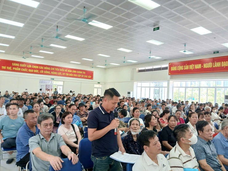 UBND phường Đông Ngạc tiếp tục triển khai công tác thu hồi đất, bồi thường, hỗ trợ, tái định cư dự án xây dựng đường Tây Thăng Long- Ảnh 4.