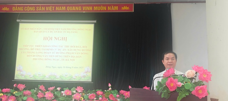 UBND phường Đông Ngạc tiếp tục triển khai công tác thu hồi đất, bồi thường, hỗ trợ, tái định cư dự án xây dựng đường Tây Thăng Long- Ảnh 5.