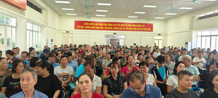 UBND phường Đông Ngạc tiếp tục triển khai công tác thu hồi đất, bồi thường, hỗ trợ, tái định cư dự án xây dựng đường Tây Thăng Long- Ảnh 1.