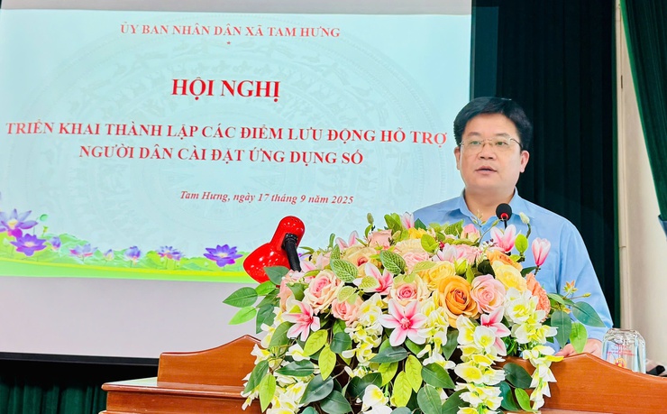 Tam Hưng ra quân chiến dịch 45 ngày đêm hỗ trợ chuyển đổi số: Quyết tâm xây dựng công dân số- Ảnh 3.