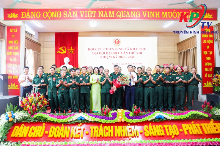 Hội Cựu Chiến binh xã Kiều Phú tổ chức thành công Đại hội đại biểu lần thứ VIII, nhiệm kỳ 2025 – 2030.- Ảnh 11.