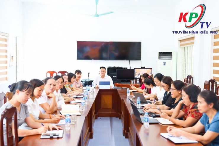 Xã Kiều Phú tham dự Hội nghị trực tuyến toàn thành phố về công tác tổ chức ăn bán trú cho học sinh- Ảnh 2.
