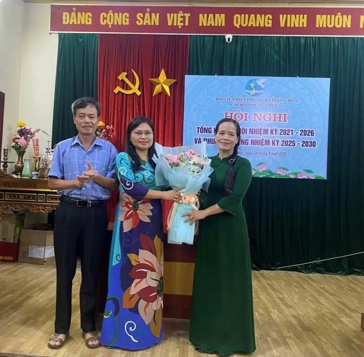Hoàn thành tổ chức hội nghị các Chi hội tiến tới Đại hội Đại biểu Phụ nữ xã Dương Hoà nhiệm kỳ 2025-2030 - Ảnh 1.