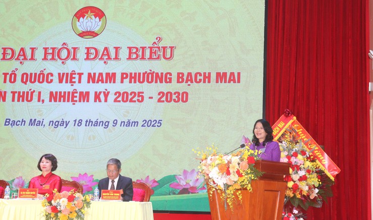 Hiệp thương cử 4 vị trong Ban Thường trực Ủy ban Mặt trận Tổ quốc phường Bạch Mai khoá I- Ảnh 3.