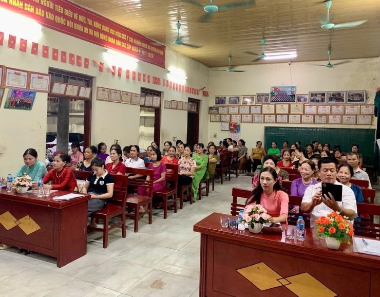 Hoàn thành tổ chức hội nghị các Chi hội tiến tới Đại hội Đại biểu Phụ nữ xã Dương Hoà nhiệm kỳ 2025-2030 - Ảnh 4.