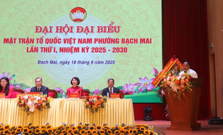 Hiệp thương cử 4 vị trong Ban Thường trực Ủy ban Mặt trận Tổ quốc phường Bạch Mai khoá I- Ảnh 4.