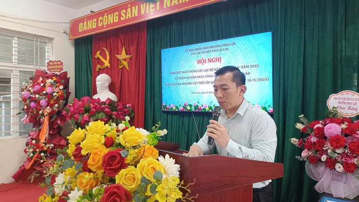Câu lạc bộ Hát múa Ải Lao tổng kết hoạt động năm 2025- Ảnh 2.