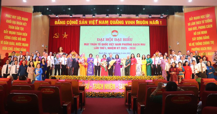 Hiệp thương cử 4 vị trong Ban Thường trực Ủy ban Mặt trận Tổ quốc phường Bạch Mai khoá I- Ảnh 6.