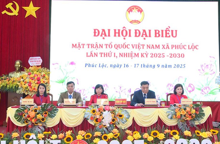 Đại hội Mặt trận Tổ quốc Việt Nam xã Phúc Lộc lần thứ I,

nhiệm kỳ 2025-2030 thành công tốt đẹp- Ảnh 10.