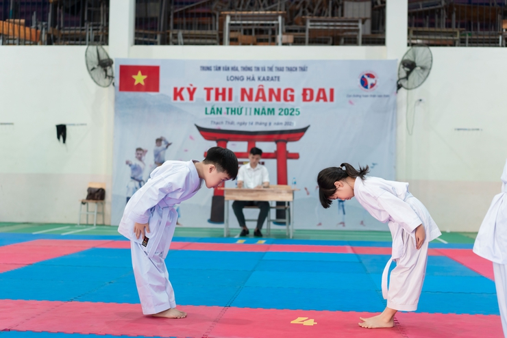 Võ đường Karate Long Hà tổ chức Thi nâng đai lần thứ 2 năm 2025- Ảnh 6.