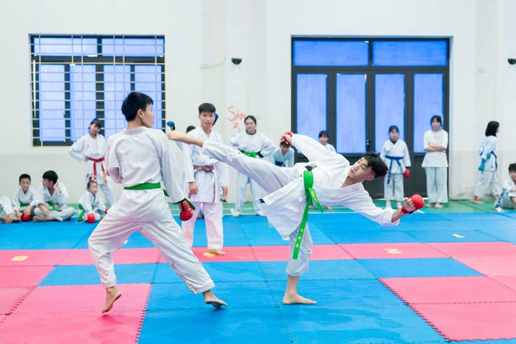 Võ đường Karate Long Hà tổ chức Thi nâng đai lần thứ 2 năm 2025- Ảnh 10.