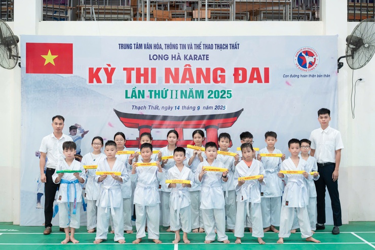 Võ đường Karate Long Hà tổ chức Thi nâng đai lần thứ 2 năm 2025- Ảnh 2.