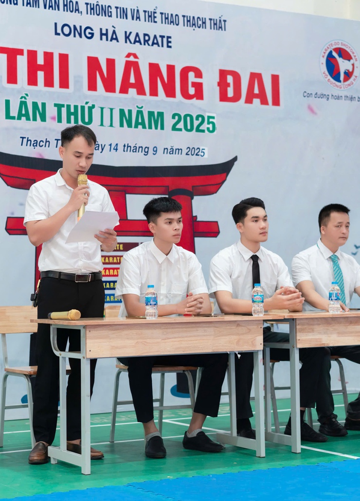 Võ đường Karate Long Hà tổ chức Thi nâng đai lần thứ 2 năm 2025- Ảnh 4.