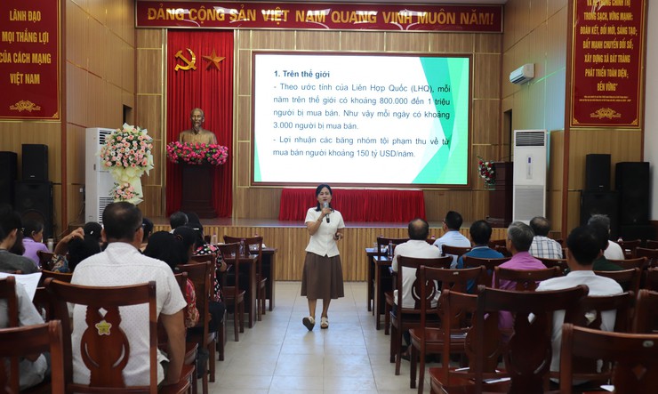 Xã Bát Tràng tập huấn, tuyên truyền phòng chống mua bán người năm 2025- Ảnh 2.