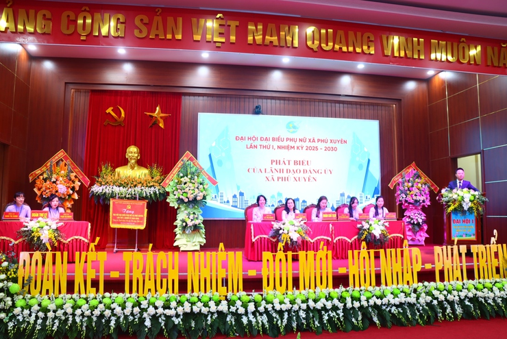 Đại hội đại biểu phụ nữ xã Phú Xuyên lần thứ I, nhiệm kỳ 2025-2030- Ảnh 6.