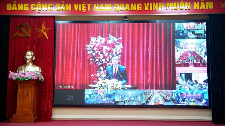 Lãnh đạo xã Dương Hoà tham dự lớp bồi dưỡng cập nhật kiến thức, kỹ năng đối với cán bộ lãnh đạo quản lý cấp xã, phường, đặc khu- Ảnh 4.