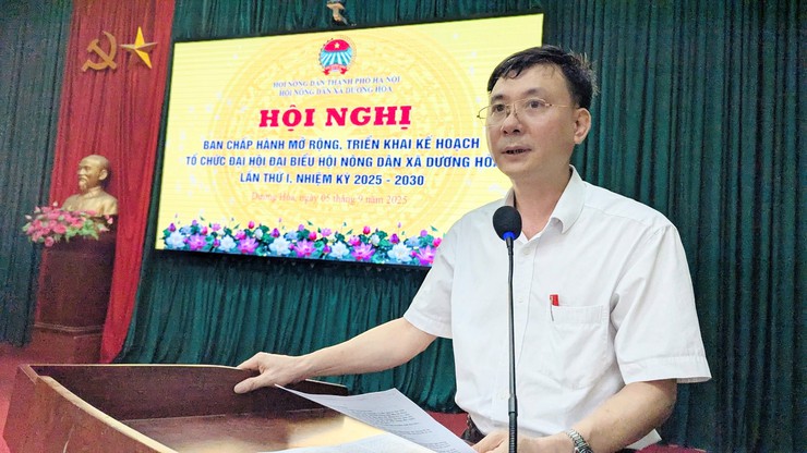 Hội Nông dân xã Dương Hòa triển khai kế hoạch tổ chức Đại hội đại biểu lần thứ I, nhiệm kỳ 2025–2030- Ảnh 3.