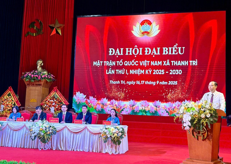 Đại hội MTTQ xã Thanh Trì lần thứ I, nhiệm kỳ 2025 - 2030: Xây dựng khối đại đoàn kết toàn dân vững mạnh
- Ảnh 9.