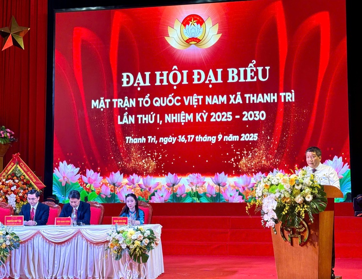 Đại hội MTTQ xã Thanh Trì lần thứ I, nhiệm kỳ 2025 - 2030: Xây dựng khối đại đoàn kết toàn dân vững mạnh
- Ảnh 10.