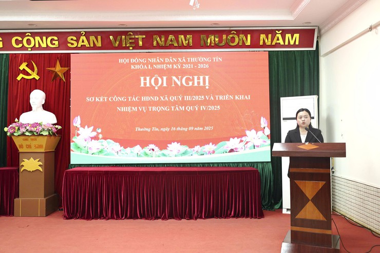 HĐND xã Thường Tín triển khai nhiệm vụ quý IV năm 2025.- Ảnh 1.