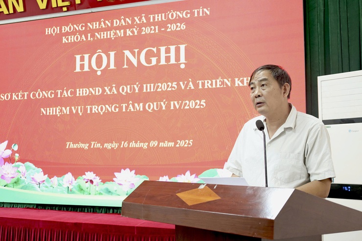 HĐND xã Thường Tín triển khai nhiệm vụ quý IV năm 2025.- Ảnh 5.